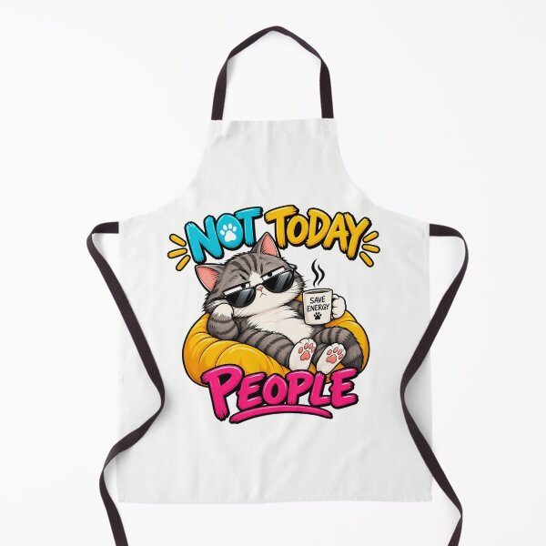Item preview, Grumpy Cat Not Today People – Funny Anti Social Cat Lover Gift designed and sold by BELEAFCREATIV1.