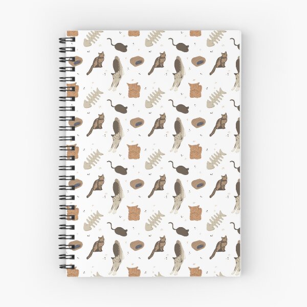 Item preview, Cute Flat Vector Cats with Fishbones and Mice Pattern designed and sold by svitlaarty.
