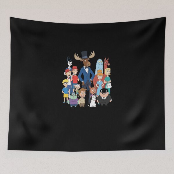 Item preview, Retro Cartoon Ensemble Family Style Character Shirt #2806 designed and sold by shawn-muse.