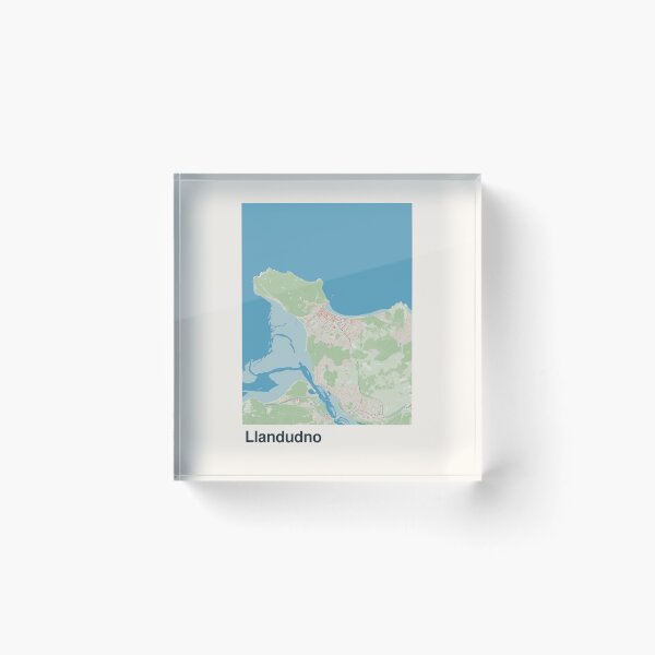 Item preview, Llandudno Minimalistic Map Art designed and sold by MapsNerd.