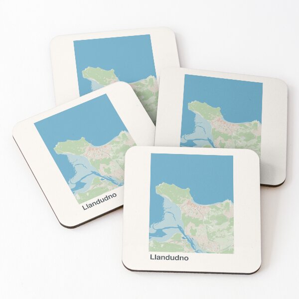 Item preview, Llandudno Minimalistic Map Art designed and sold by MapsNerd.