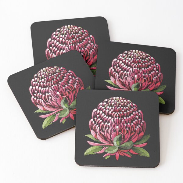 Item preview, Waratah Australian Native Botanical Flower designed and sold by Karin Taylor.