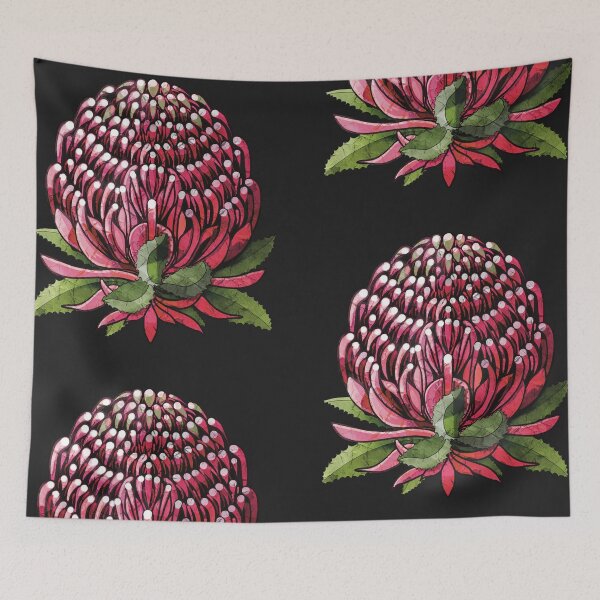 Item preview, Waratah Australian Native Botanical Flower designed and sold by Karin Taylor.