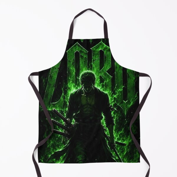 Item preview, Emerald Demon Swordsman – Three Sword Warrior Dark Anime Inspired Artwork designed and sold by Dyan4.