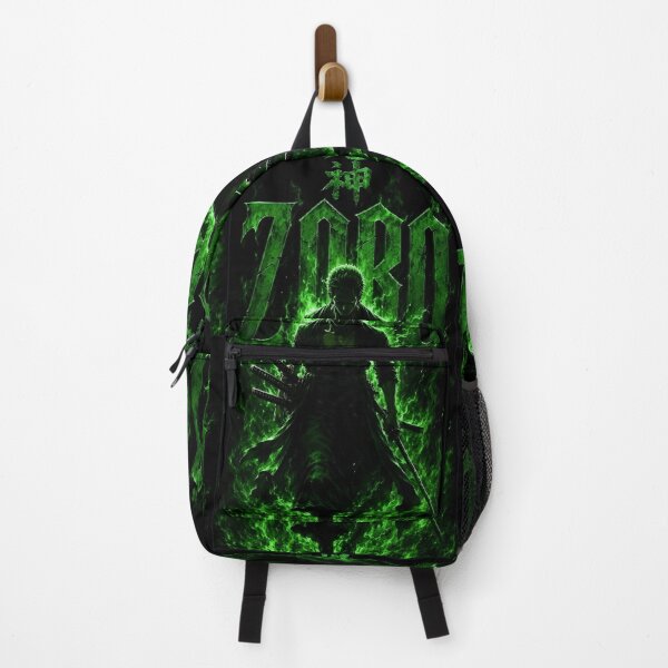 Item preview, Emerald Demon Swordsman – Three Sword Warrior Dark Anime Inspired Artwork designed and sold by Dyan4.