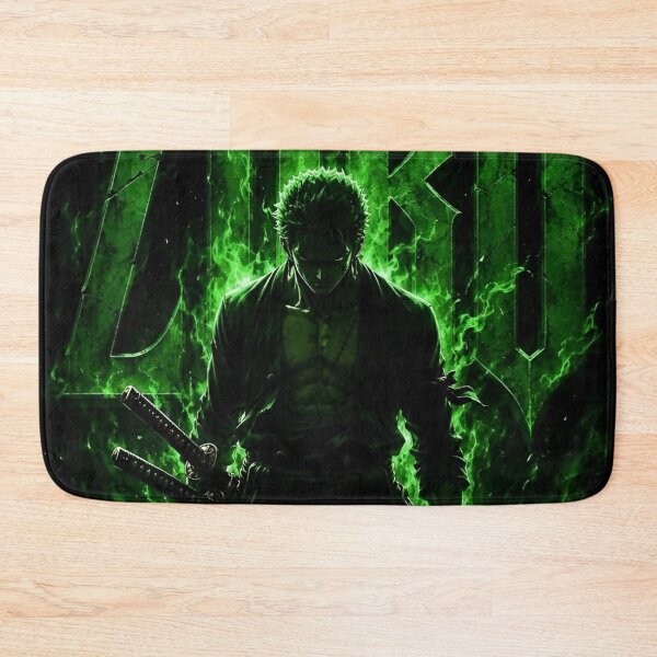 Item preview, Emerald Demon Swordsman – Three Sword Warrior Dark Anime Inspired Artwork designed and sold by Dyan4.