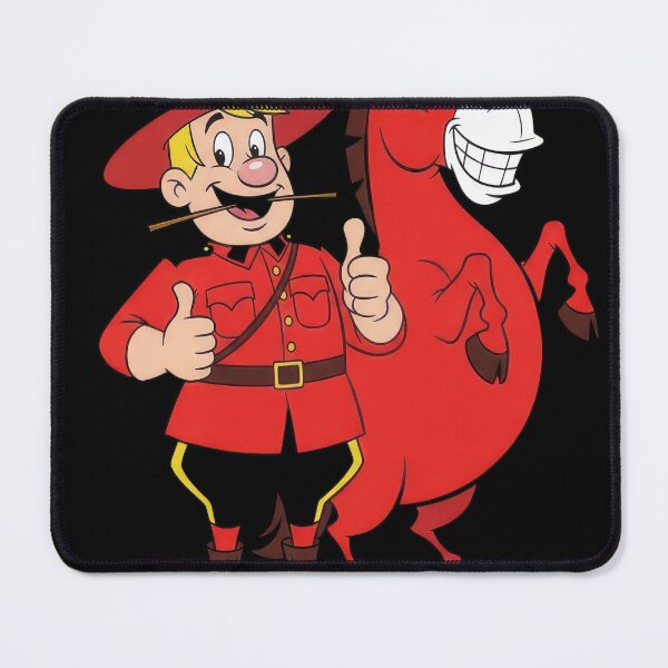 Item preview, Classic Mountie Hero & Horse Cartoon Duo Tee #3287 designed and sold by shawn-muse.