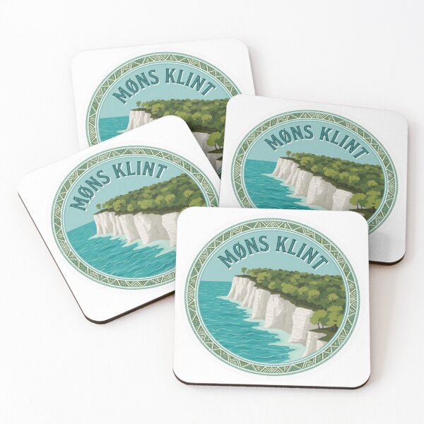 Item preview, Mons Klint Cliffs Sticker designed and sold by Imaginarium of Chaos falcon88 .