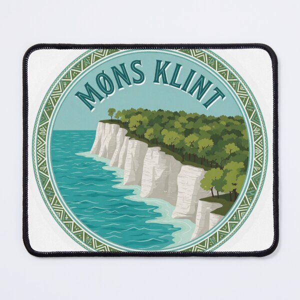 Item preview, Mons Klint Cliffs Sticker designed and sold by Imaginarium of Chaos falcon88 .