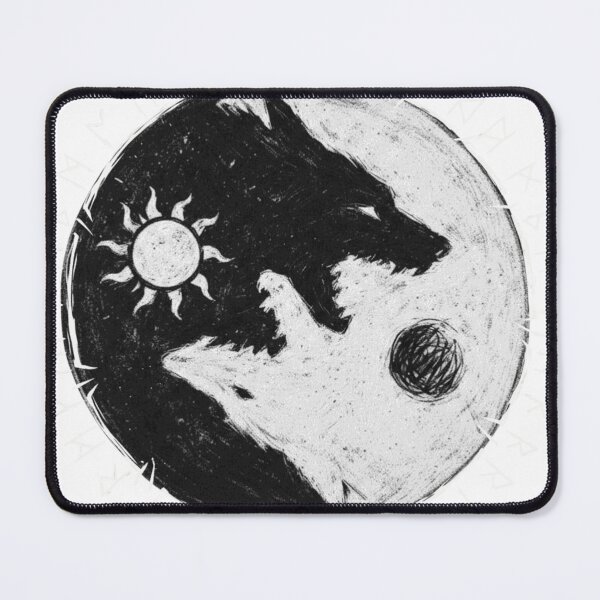 Item preview, Skoll and Hati - Wolves of Sun and Moon designed and sold by Skoelgrim.