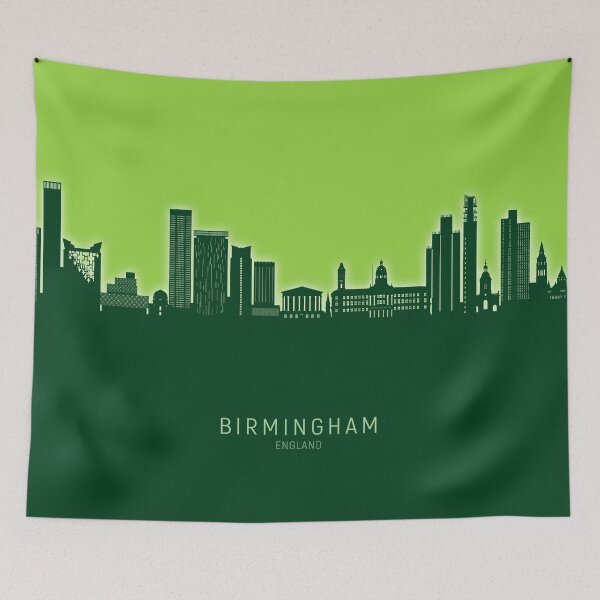 Item preview, Birmingham England Skyline designed and sold by ArtPrints.