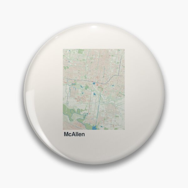 Item preview, McAllen Minimalistic Map Art designed and sold by MapsNerd.