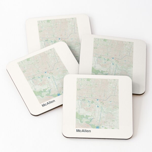 Item preview, McAllen Minimalistic Map Art designed and sold by MapsNerd.