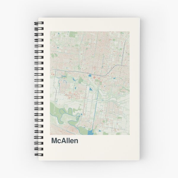 Item preview, McAllen Minimalistic Map Art designed and sold by MapsNerd.