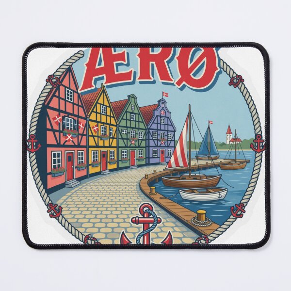 Item preview, Aeroskobing Denmark Sticker designed and sold by Imaginarium of Chaos falcon88 .