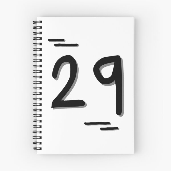 Item preview, Number 29 - Bold Black Artistic Numeral Design designed and sold by Dyche Studio.