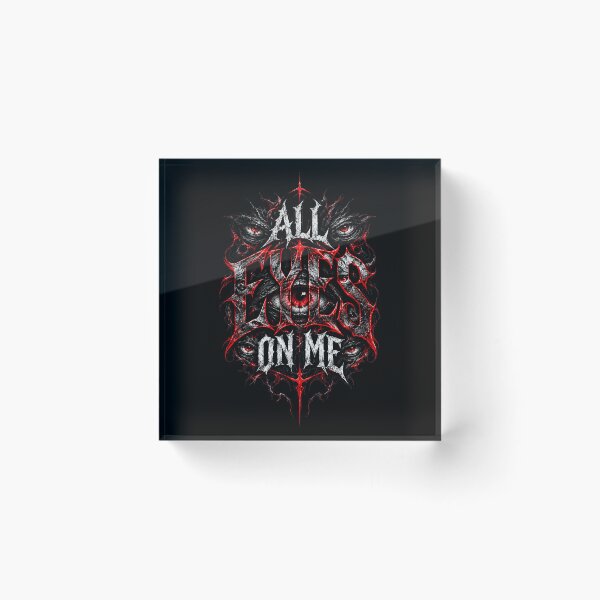 Item preview, All Eyes On Me Gothic Red Eyes Dark Aesthetic designed and sold by VNDL Gear.