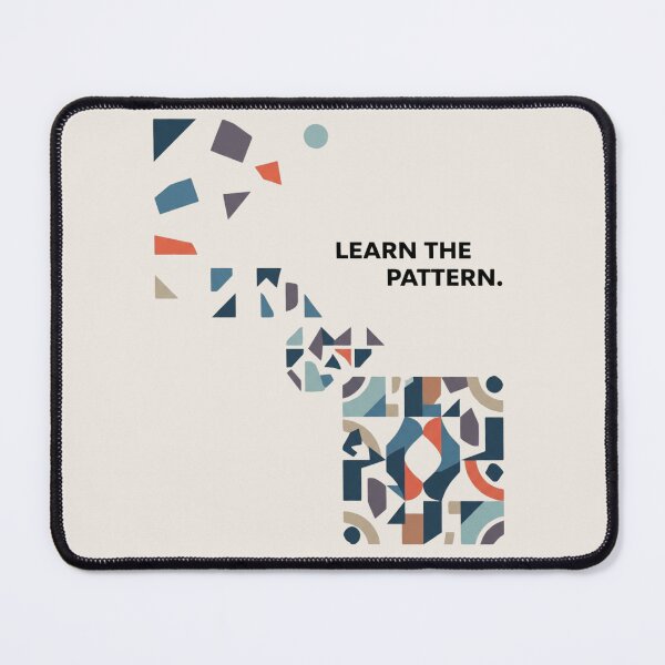 Item preview, Learn the Pattern Machine Learning Artificial Intelligence Design designed and sold by Amr Darwish Graphic designer.