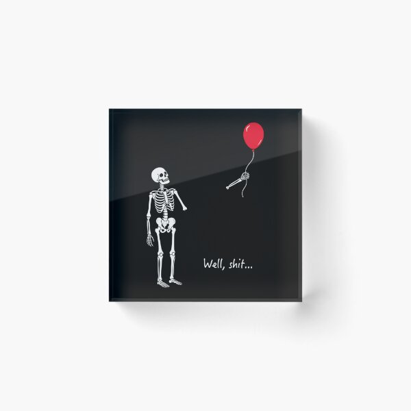 Item preview, Skeleton Lost Balloon designed and sold by stanonftraut.