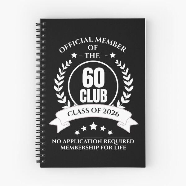 Item preview, Official Member of 60 Club Birthday designed and sold by NumbersFort.