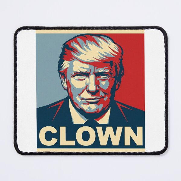 Item preview, Trump Clown Hope Poster Parody Anti MAGA Political Satire Street Art Protest Graphic designed and sold by raedattia.