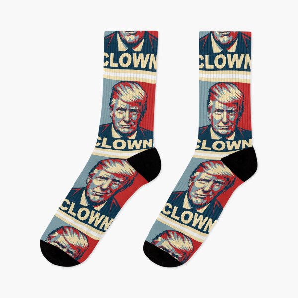 Item preview, Trump Clown Hope Poster Parody Anti MAGA Political Satire Street Art Protest Graphic designed and sold by raedattia.