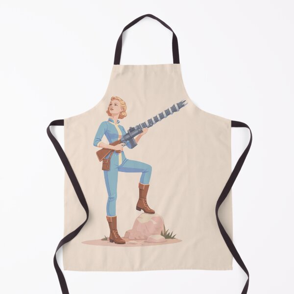 Item preview, Retro Post Apocalyptic Vault Girl Sci-Fi Pin Up designed and sold by KungPowUnicorn.
