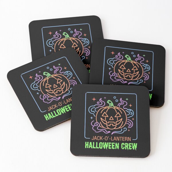 Item preview, Jack-O-Lantern Halloween Crew Neon Spooky Vintage Cute Pumpkin   designed and sold by PetalsPaws.
