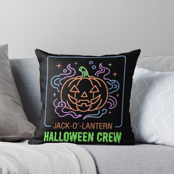 Item preview, Jack-O-Lantern Halloween Crew Neon Spooky Vintage Cute Pumpkin   designed and sold by PetalsPaws.