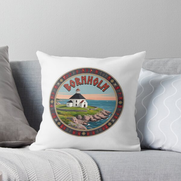 Item preview, Bornholm Church Denmark Sticker designed and sold by Imaginarium of Chaos falcon88 .