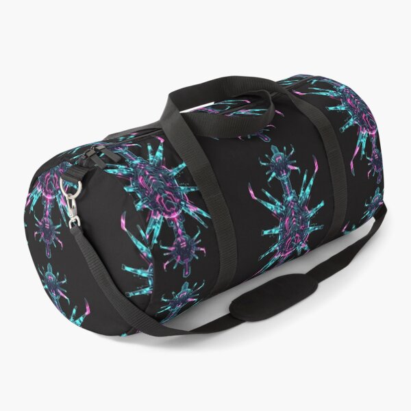 Item preview, A geometric, neon virus in the cyber style designed and sold by STATIC SOUL.