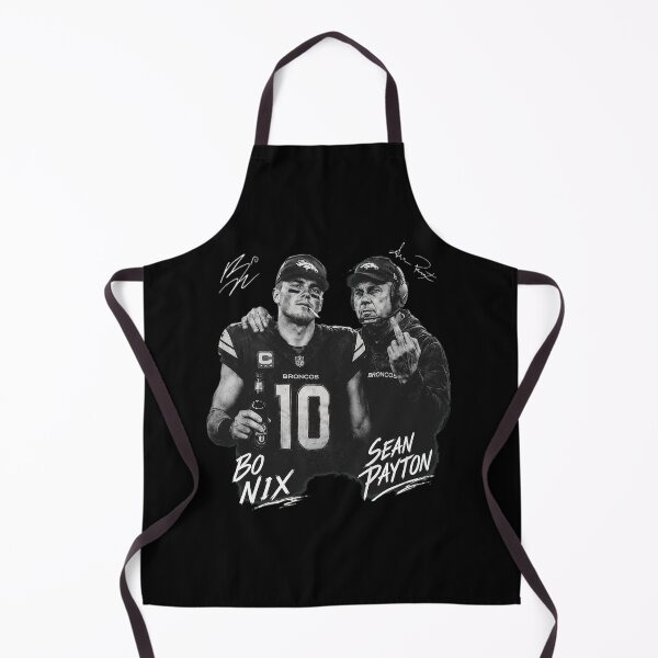 Item preview, Bo Nix Sean Payton Broncos Vintage Football designed and sold by TaylorJo632106.