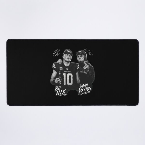 Item preview, Bo Nix Sean Payton Broncos Vintage Football designed and sold by TaylorJo632106.
