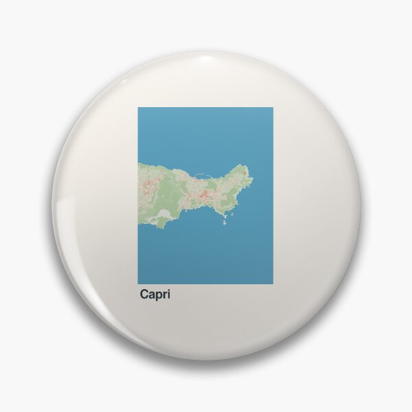 Item preview, Capri Minimalistic Map Art designed and sold by MapsNerd.