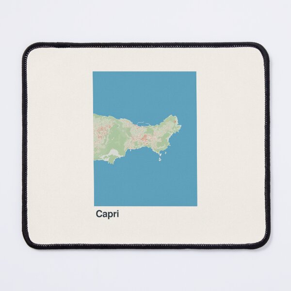 Item preview, Capri Minimalistic Map Art designed and sold by MapsNerd.