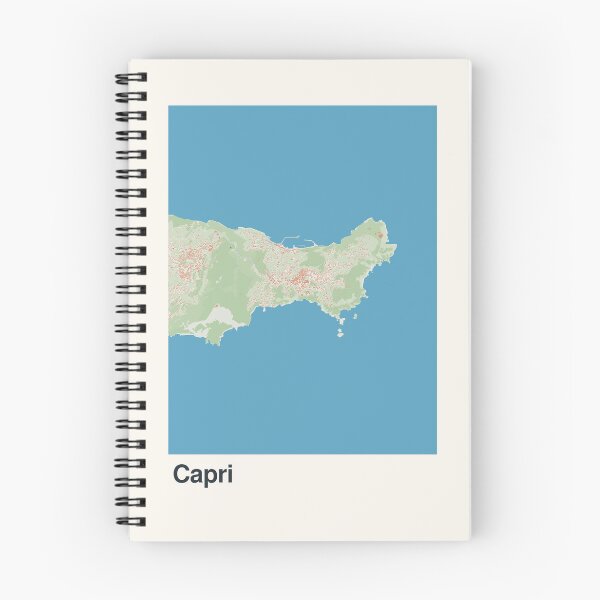 Item preview, Capri Minimalistic Map Art designed and sold by MapsNerd.