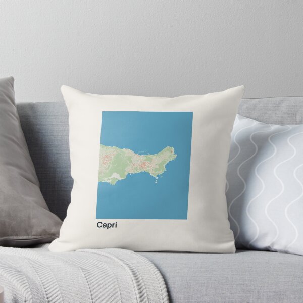 Item preview, Capri Minimalistic Map Art designed and sold by MapsNerd.