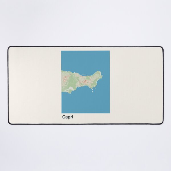 Item preview, Capri Minimalistic Map Art designed and sold by MapsNerd.
