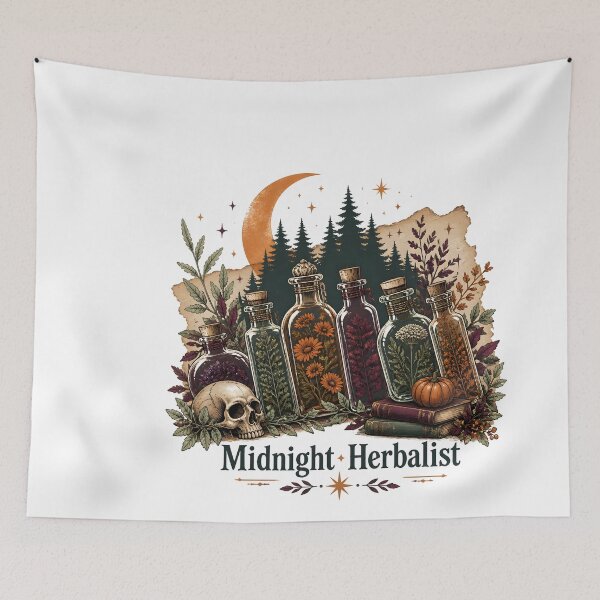 Item preview, Midnight Herbalist Herbal Elixir Collection designed and sold by LiviuGligoros.
