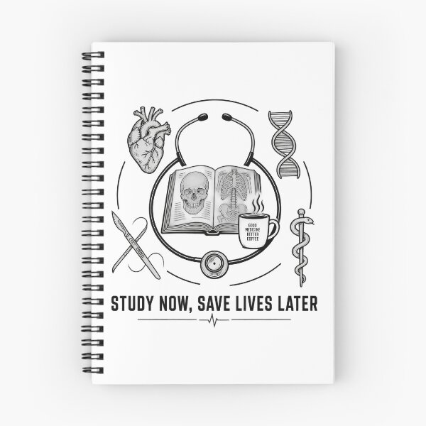 Item preview, Study Now, Save Lives Later — Medical Student Anatomy Design designed and sold by Mohamad-salah.