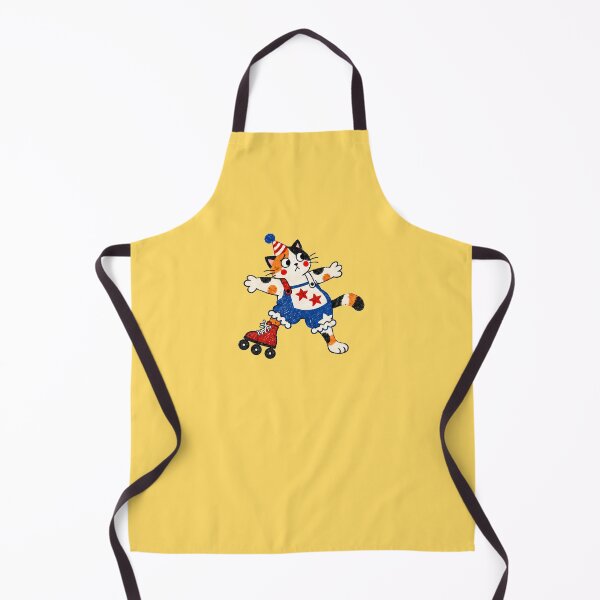 Item preview, Roller Skating Clown Cat. Clowncore. Funny Calico Circus Cat. designed and sold by CoCoArt-Ua.