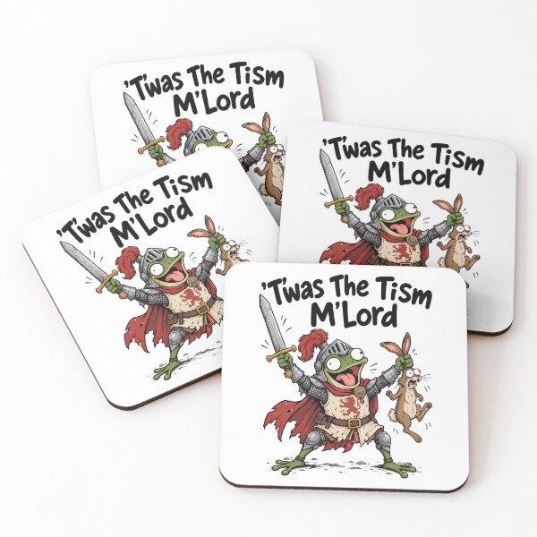 Item preview, T’was the Tism M’Lord Funny Frog Knight Fantasy Cartoon designed and sold by ShirtWreck.