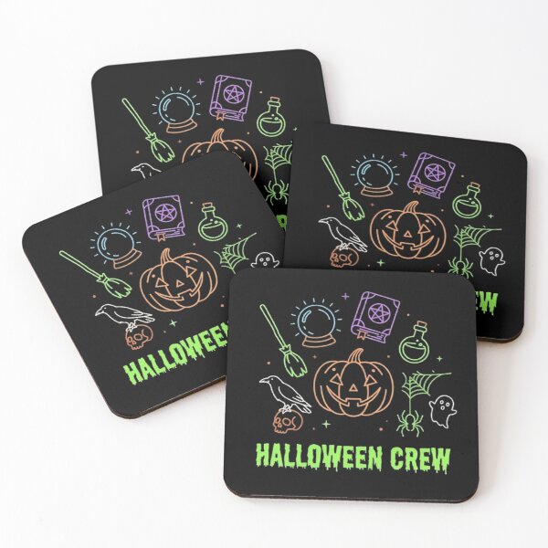 Item preview, Halloween Crew Neon Spooky Vintage Cute Magic Items  designed and sold by PetalsPaws.