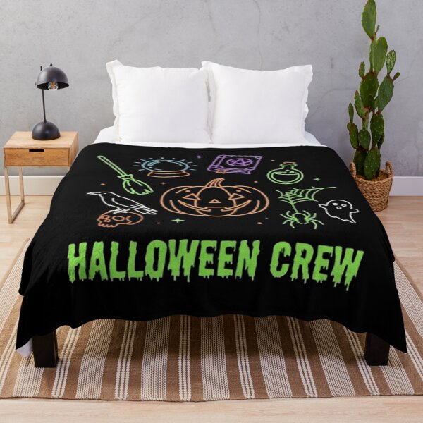 Item preview, Halloween Crew Neon Spooky Vintage Cute Magic Items designed and sold by PetalsPaws.