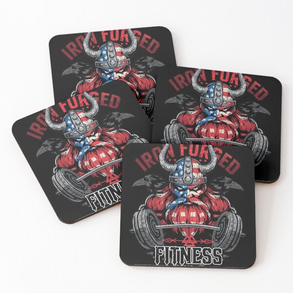 Item preview, Viking Warrior Fitness American Flag Muscle Strength designed and sold by OlafZemlak.