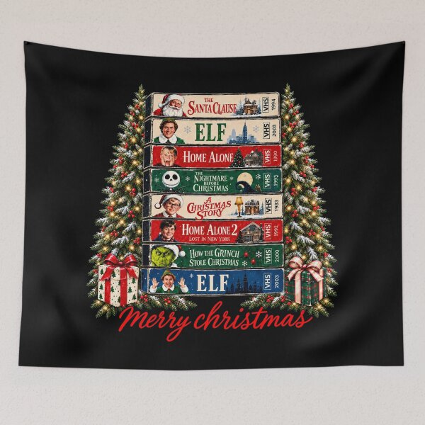 Item preview, Christmas Movie VHS Home Alone The Grinch Christmas Vacation Elf Classic  designed and sold by DestiniHill.