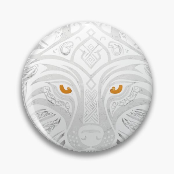 Item preview, Fenrir Mandala - Ornamental Norse Wolf designed and sold by Skoelgrim.