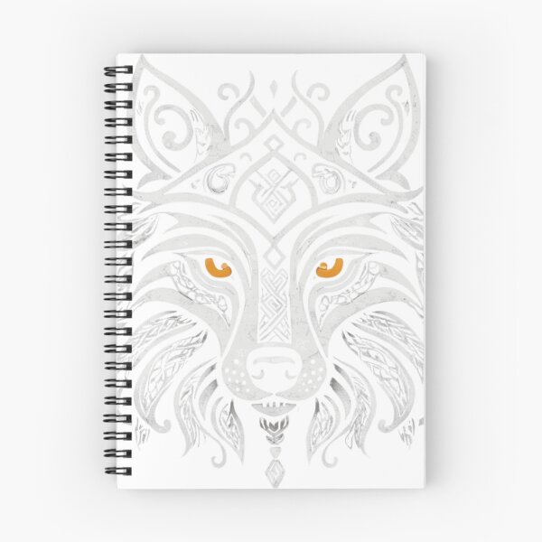 Item preview, Fenrir Mandala - Ornamental Norse Wolf designed and sold by Skoelgrim.