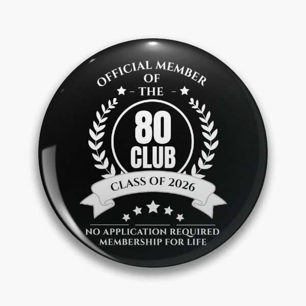 Item preview, Official Member of 80 Club Birthday designed and sold by NumbersFort.