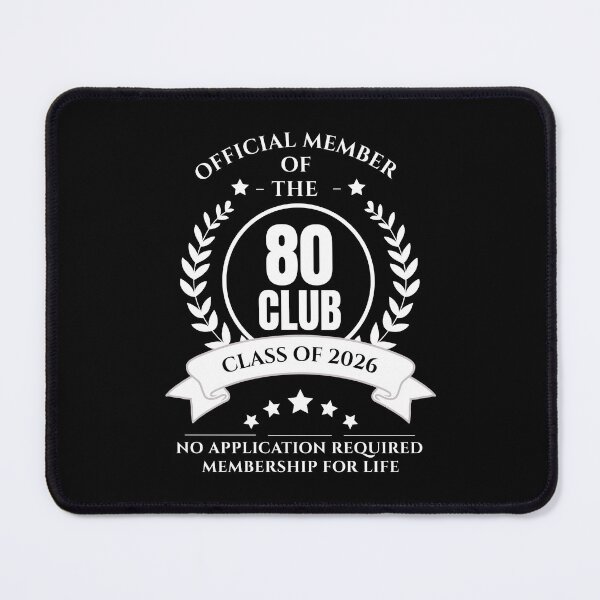 Item preview, Official Member of 80 Club Birthday designed and sold by NumbersFort.
